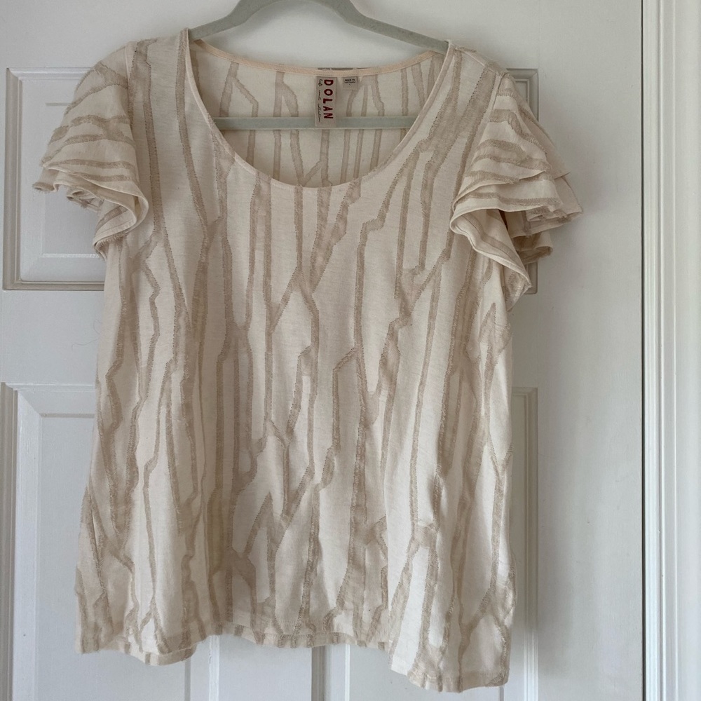 Dolan Flutter Sleeve Top